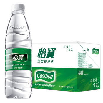 怡宝 纯净水 555ml*24 整箱装